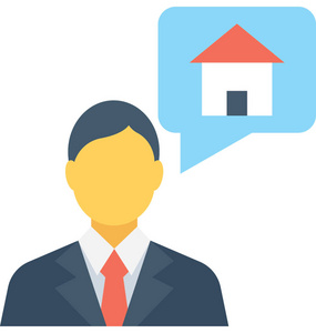 房地产经纪人图标图片