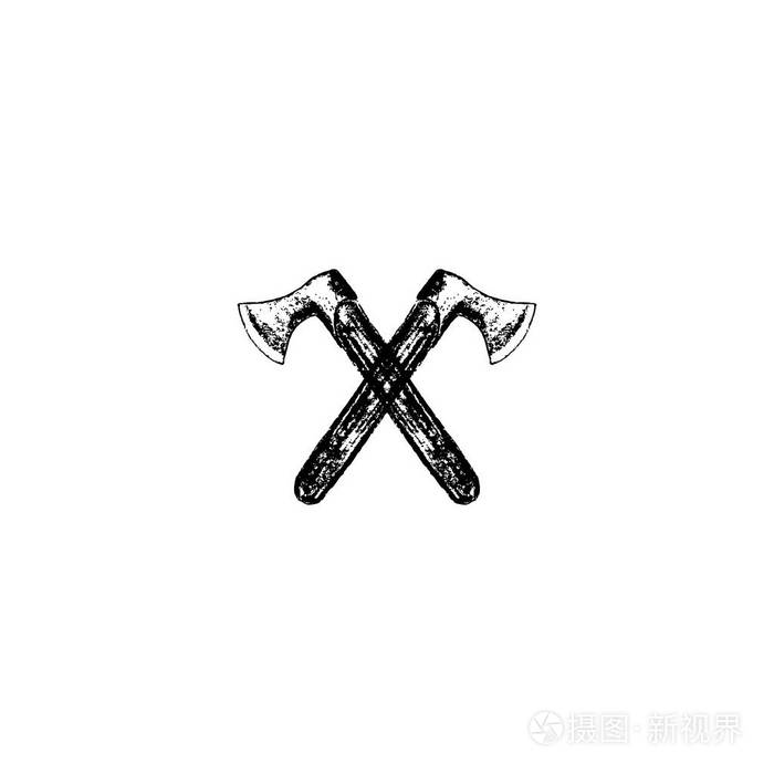 斧头图标复古