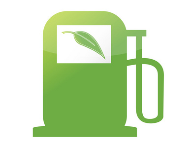 环保燃料循环图设计在白色背景图片