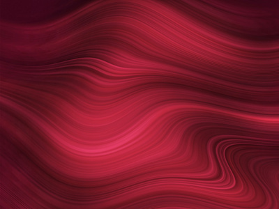 红色模糊的波浪和弯曲的线条背景