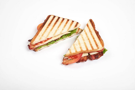 三角形三明治图片