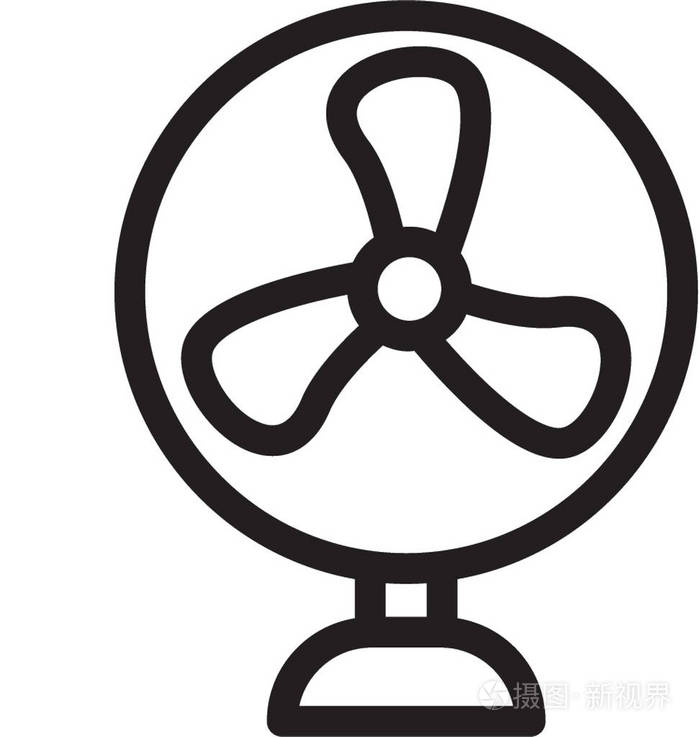 电风扇矢量图标