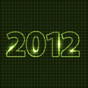 2012年绿色霓虹灯