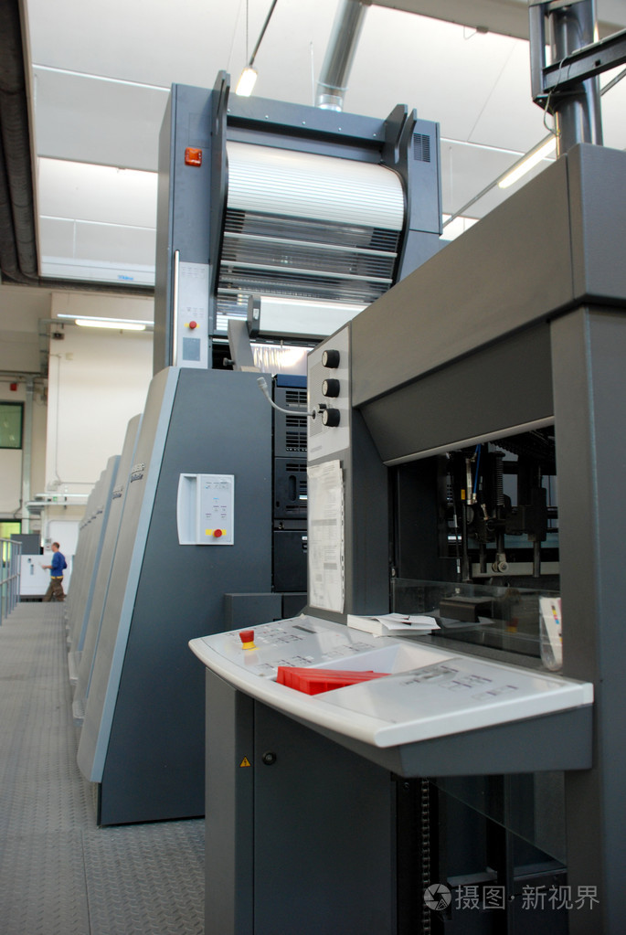 印刷胶印机照片-正版商用图片03567s-摄图新视界