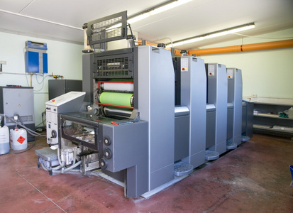 印刷胶印机照片