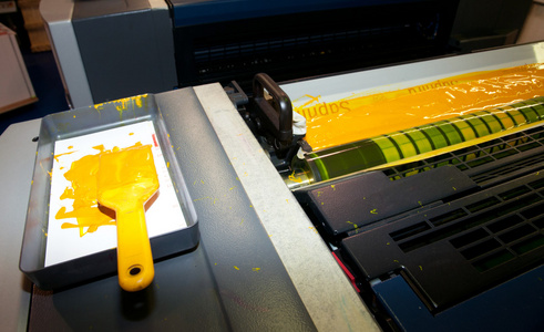 印刷胶印机照片