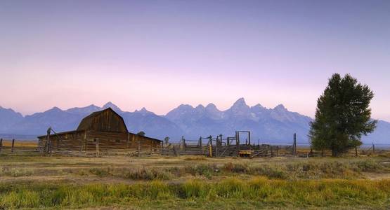 动物保护区莫尔顿农场, 大提顿国家公园, 怀俄明州, 美国, 北美洲照片