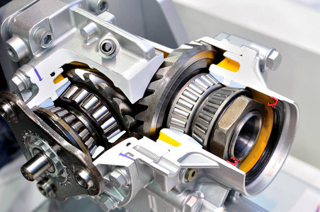 传动与齿轮和轴承照片