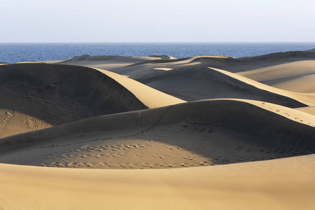 沙丘maspalomas海滩在英语大加那利岛西班牙和