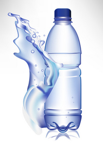 塑料瓶水在淡水波