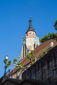 Tuebingen 老城的教堂