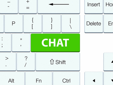 聊天软绿色键盘按钮