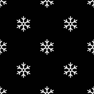 无缝背景下的雪花图片