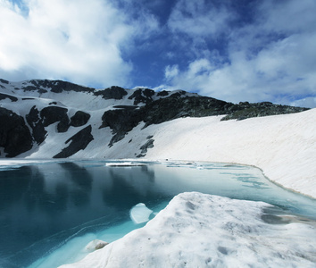 高山湖泊