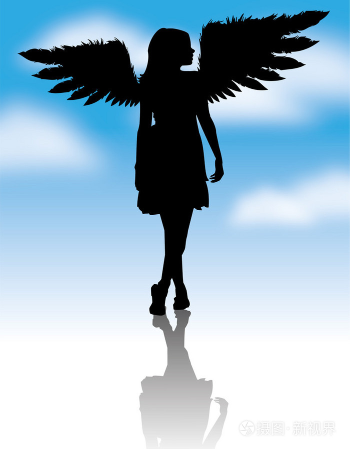 天使剪影