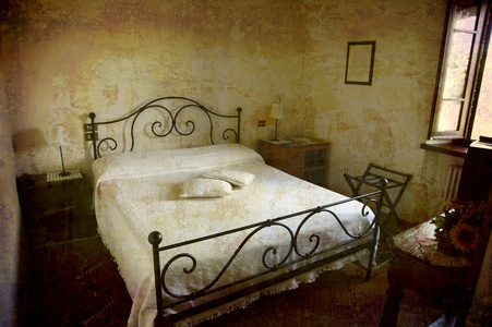 意大利小旅馆房间图片