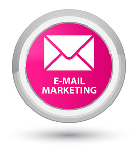 电子邮件营销主要粉红色圆形按钮