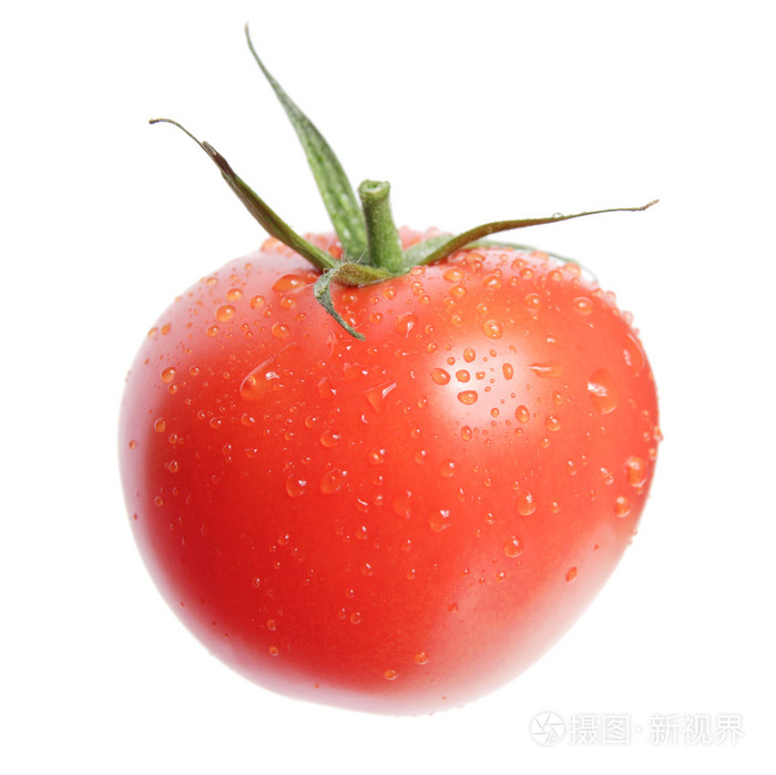 单个成熟番茄分离水滴滴