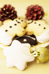 节日装饰圣诞姜饼饼干