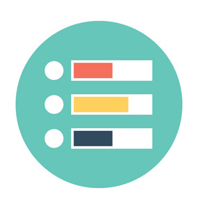 菜单栏矢量图标图片