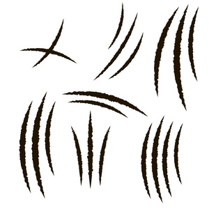 抓痕图片-抓痕素材-抓痕插画-摄图新视界