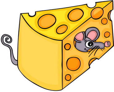 老鼠偷老鼠吃奶酪照片