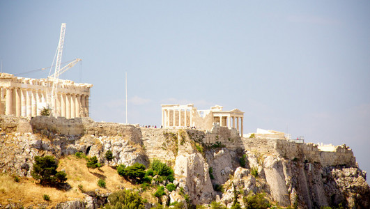 帕台农神庙希腊雅典 akropolis