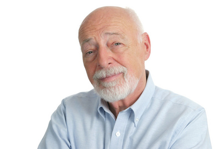 山羊爷爷聪明的老年人照片