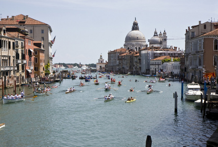 威尼斯大运河上的建筑物