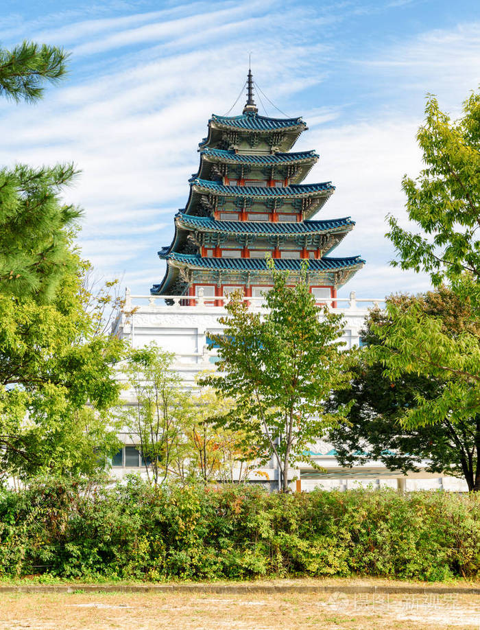 韩国国家民俗博物馆美妙的塔汉城