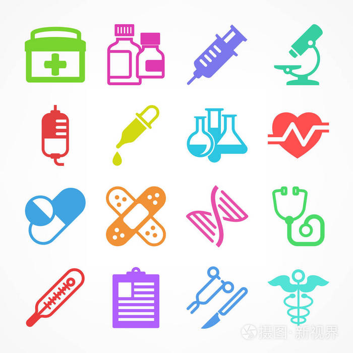 医疗图标的颜色