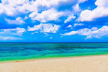 加勒比海神奇天堂海滩图片