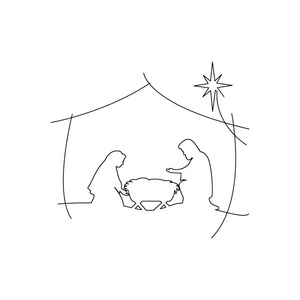 耶稣降生伯利恒图片-耶稣降生伯利恒素材-耶稣降生伯利恒插画-摄图新