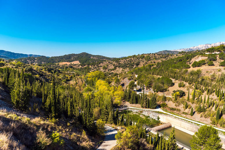 西班牙, 塔拉戈纳水库 Pantano De Siurana。文本的复制空间