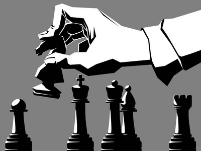 国际象棋黑白图片-国际象棋黑白素材-国际象棋黑白插画-摄图新视界