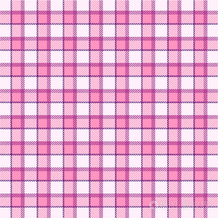 粉红色格子图案