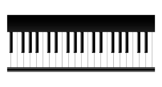 钢琴复地钢琴键照片