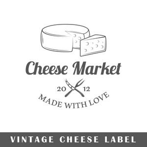 奶酪标签模板