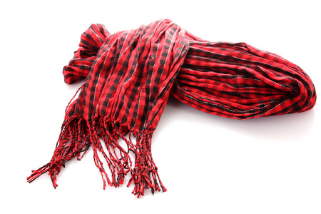 冬天温暖的红领巾