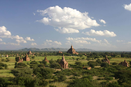 缅甸巴甘寺遗址(缅甸)摄影图