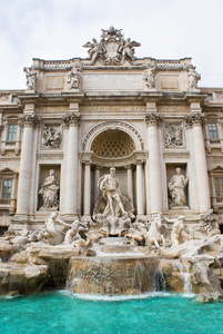 特雷维喷泉，罗马，意大利