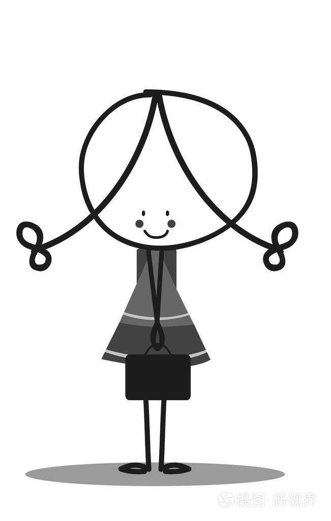 涂鸦小女孩