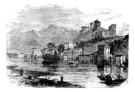 1890年代意大利威尼斯的巴萨诺德尔格拉帕