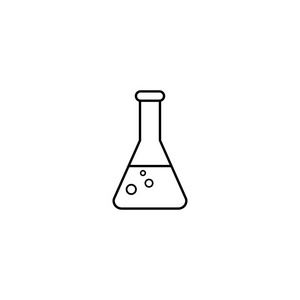 化学线图标, 实验室玻璃标志
