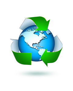 循环利用标志图片