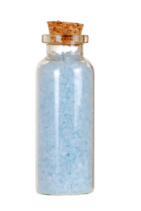 蓝色浴盐罐
