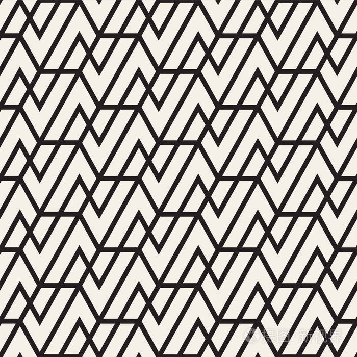 现代时尚的质感与单色格架.重复几何六边形网格.简单格子平面设计