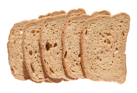 切片棕色面包