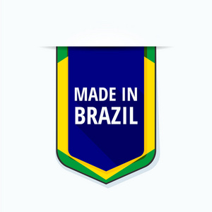 brazilan 标志颜色的按钮