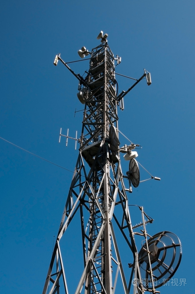 通信塔gsmumts3g和无线电